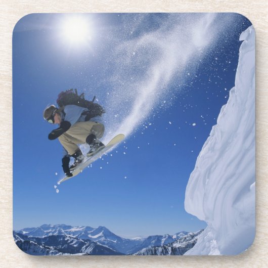 Pompen in Snake Creek Canyon van Clayton 3 Drankjes Onderzetter (Voorkant)