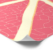 Pompenselen van pompelmoezen of van pomelo's, naad poster (Hoek)