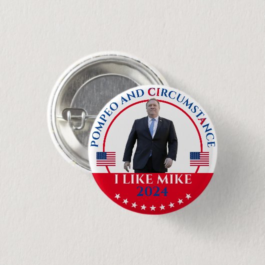 Pompeo en Circumstance Ronde Button 3,2 Cm (Voorkant /achterkant)
