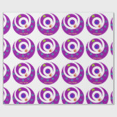 pompeuze mode cadeaupapier (Vlak)