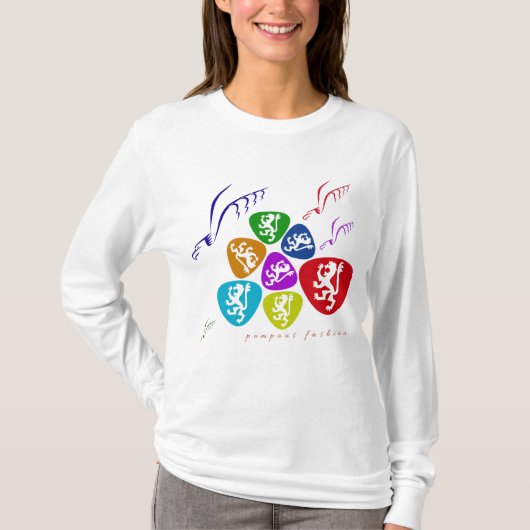 pompeuze mode t-shirt (Voorkant)