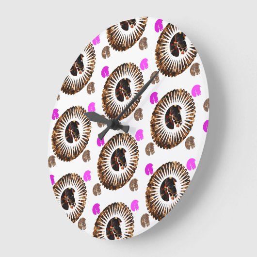 pompeuze paarden grote klok (Hoek)