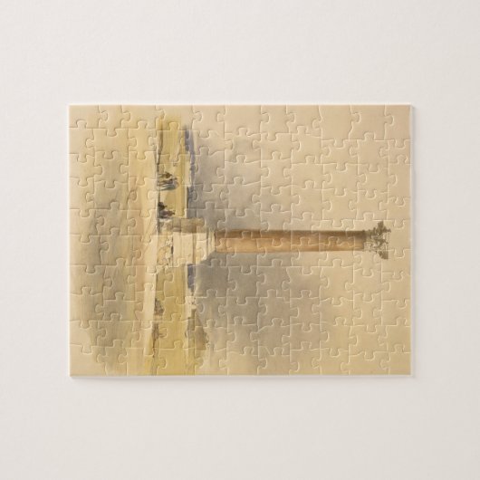 Pompey's Pillar, Alexandrië, uit "Egypte en Nubia Legpuzzel (Horizontaal)