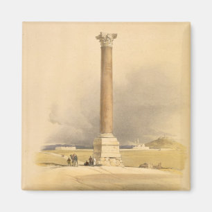 Pompey's Pillar, Alexandrië, uit "Egypte en Nubia Magneet