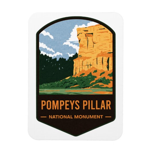 Pompeys Pillar National Monument Magneet (Verticaal)