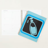 Pompfles Icon voor Vloeibare Zeep Dispenser Planner (Display)