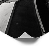 Pompidou Center Black & White Fine Art-fotografie Poster (Hoek)