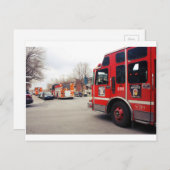 Pompiers Briefkaart (Voorkant / Achterkant)