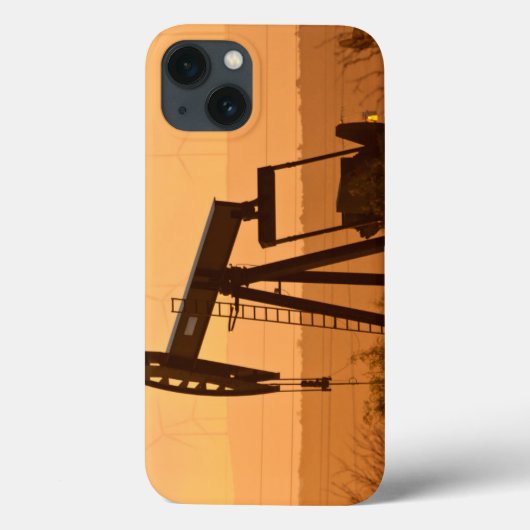Pompinstallatie die olie pompt in West-Texas, VS Case-Mate iPhone Case (Achterkant)