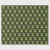 Pompkikkers op pooldots cadeaupapier (Vlak)