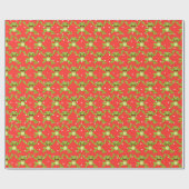 Pompkikkers op pooldots cadeaupapier (Vlak)