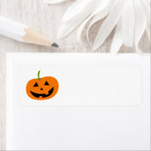 POMPKIN FACE HALLOIN RETURN ADRES ETIKETTERS ETIKET (Insitu)