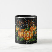 POMPKIN PATCH & SPIDER WEB! door SHARON SHARPE Mok (Midden)