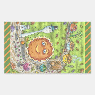 POMPKIN PIE & FRIENDS THANKSGIVING PARADE STICKERS