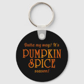 POMPKIN SPICE Season Humor Sleutelhanger (Voorkant)