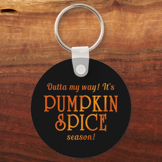 POMPKIN SPICE Season Humor Sleutelhanger (Voorkant)