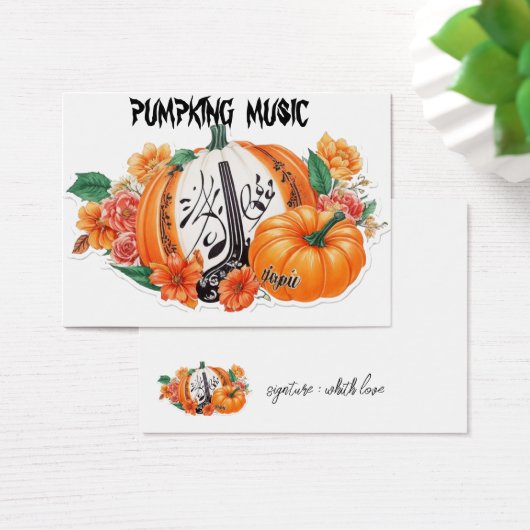 Pompmuziek Visitekaartje (Bureau)