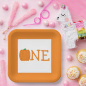 Pompoen 1e Birthday Paper Bord (Feest)