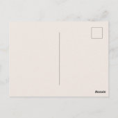 Pompoen 1e verjaardagsfeest Beige Briefkaart (Achterkant)