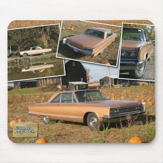 Pompoen 66 muismat (Voorkant)