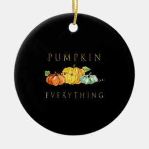 Pompoen Alles Herfst Meisjes Kinder Gift Idee Over Keramisch Ornament