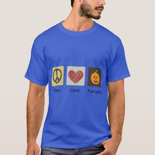 Pompoen App-pictogrammen T-shirt (Voorkant)