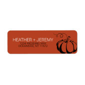 Pompoen Aroma Etiket (Voorkant)