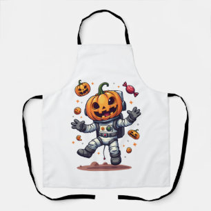 Pompoen Astronaut � Griezelen Ruimte Explorer Shir Schort