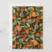 Pompoen, Autumn Harvest Thanksgiving Uitnodigingen (Achterkant)