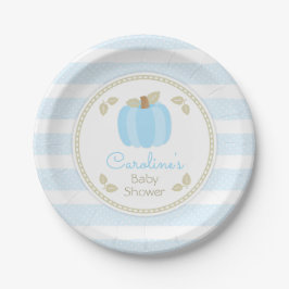 Pompoen Baby Boy Douche Papier Bord