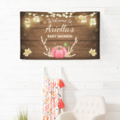 Pompoen Baby shower Achtergrond Banner Herfst Herf (Insitu)