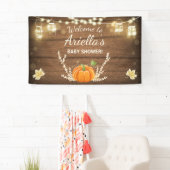 Pompoen Baby shower Achtergrond Banner Herfst Herf (Insitu)
