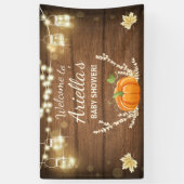 Pompoen Baby shower Achtergrond Banner Herfst Herf (Verticaal)