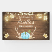 Pompoen Baby shower Achtergrond Banner Herfst Herf (Horizontaal)