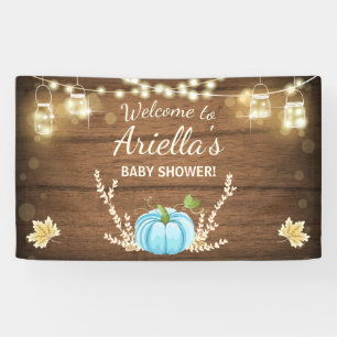 Pompoen Baby shower Achtergrond Banner Herfst Herf