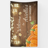 Pompoen baby shower achtergrond Banner Herfst Herf (Verticaal)