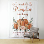  pompoen Baby shower achtergrond Wandkleed (In situ)