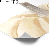 Pompoen Baby shower baby's zijn zoet Poster (Hoek)