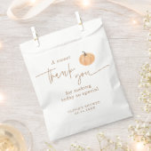 Pompoen Baby shower Bedankt Favorieten, Herfst Bab Bedankzakje (Geknipt)