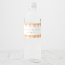 Pompoen Baby shower Eten & Drink Labels