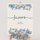Pompoen Baby Shower Favor Bord Poster
