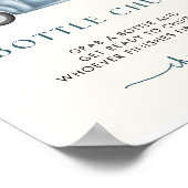 Pompoen Baby shower Fles Chug Game Sign Poster (Hoek)