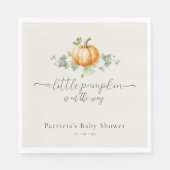 Pompoen Baby shower Geslacht Neutrale servetten (Voorkant)