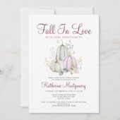 Pompoen Baby shower Herfst In Liefde Elegant Autum Kaart (Voorkant)