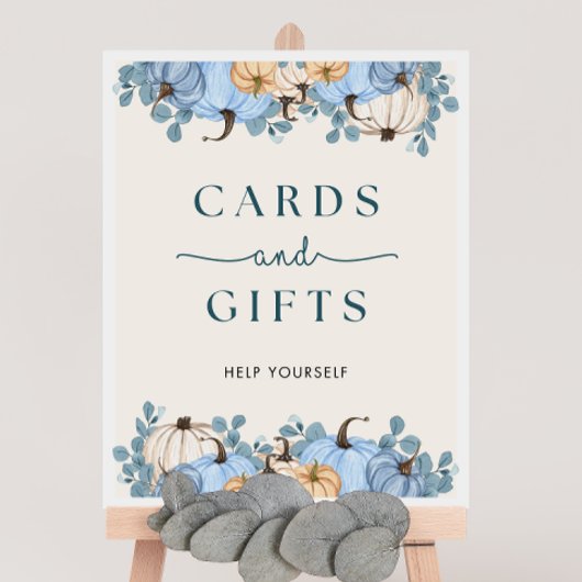 Pompoen Baby shower Kaarten & Geschenken Teken Poster