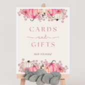 Pompoen Baby shower Kaarten & Geschenken Teken Poster