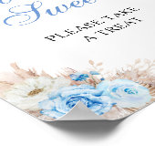 Pompoen Baby shower Liefde is Zoet Poster (Hoek)