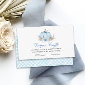 Pompoen Baby shower Luier Raffle Insert Kaart