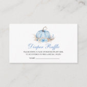 Pompoen Baby shower Luier Raffle Insert Kaart (Voorkant)