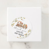 Pompoen Baby shower of Verjaardag Dank u Label (In situ)